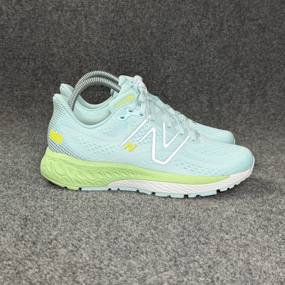 New Balance Fresh Foam X 880 V12 Running Shoe Womens 8.5 Blue Green Athletic Run